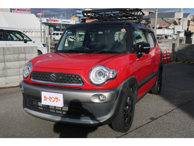 スズキ クロスビー1.0 ハイブリッド MZ　当社下取りワンオーナー全方位カメラ装着車 （ファーベントレッド ブラック2トーンルーフ）
